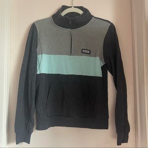 PINK Victorias Secret Half Zip Up Sweater